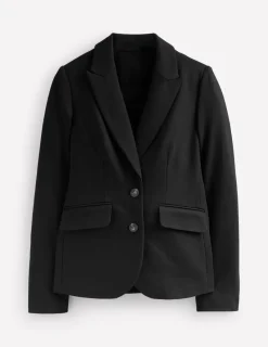 Blazers | Jackets & Coats-Boden Marylebone Ponte Blazer- Black