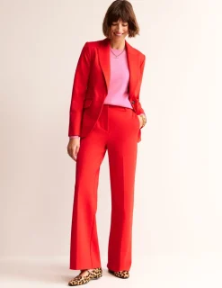 Blazers | Jackets & Coats-Boden Marylebone Ponte Blazer-Hot Pepper HotPepper