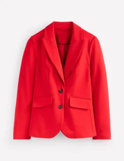 Blazers | Jackets & Coats-Boden Marylebone Ponte Blazer-Hot Pepper HotPepper