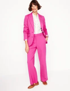 Blazers | Jackets & Coats-Boden Marylebone Ponte Blazer-Pink Peony PinkPeony