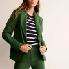Blazers | Jackets & Coats-Boden Marylebone Ponte Blazer-Winter Green WinterGreen