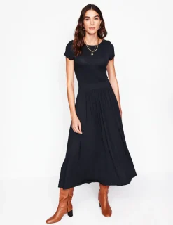 Dresses & Jumpsuits | Petite Dresses-Boden Melanie Jersey Midi Dress- Black
