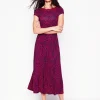 Dresses & Jumpsuits | Petite Dresses-Boden Melanie Jersey Midi Dress-French Navy, Heart Cluster FrenchNavy,HeartCluster