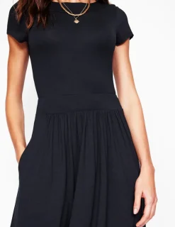 Dresses & Jumpsuits | Petite Dresses-Boden Melanie Jersey Midi Dress- Black