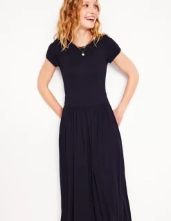 Dresses & Jumpsuits | Petite Dresses-Boden Melanie Jersey Midi Dress- Navy