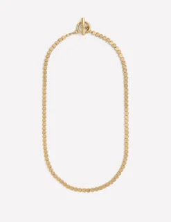 Jewelry-Boden Metal Heart Necklace- Gold