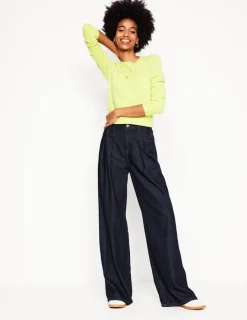 Jeans-Boden Mid Rise Fluid Denim Pants-Indigo Rinse IndigoRinse