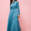 Dresses & Jumpsuits | Midi-Boden Mila Cord Midi Shirt Dress-Duck Egg Blue DuckEggBlue