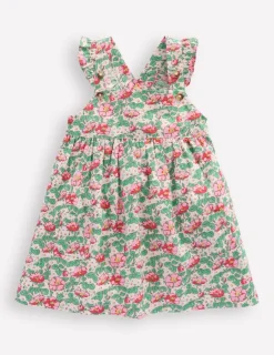 Dresses-Boden Nostalgic Pinny Dress-Chalk Pink Rose ChalkPinkRose