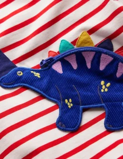 Tops, T-Shirts & Polos-Boden Novelty Bag T-shirt-Poppy Red Dino PoppyRedDino