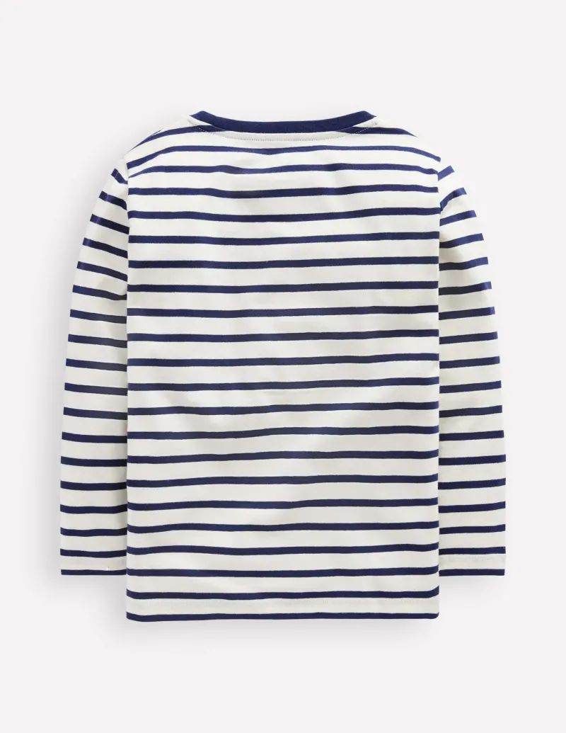 Tops, T-Shirts & Polos-Boden Novelty Bag T-shirt-Starboard/ Ivory Dog Starboard/IvoryDog
