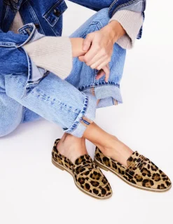 Loafers | Flats-Boden Nya Structured Penny Loafer-Classic Leopard ClassicLeopard