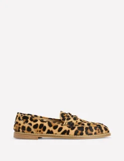 Loafers | Flats-Boden Nya Structured Penny Loafer-Classic Leopard ClassicLeopard