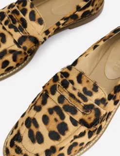 Loafers | Flats-Boden Nya Structured Penny Loafer-Classic Leopard ClassicLeopard