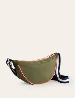 Bags-Boden Nylon Cross-body Purse- Khaki