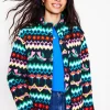 Jackets & Coats-Boden Oversized Quilted Jacket-French Navy, Decorative Garden FrenchNavy,DecorativeGarden
