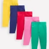 Pants & Jeans | Leggings-Boden 5-Pack Cropped Leggings-Multi Rainbow MultiRainbow