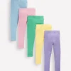Pants & Jeans | Leggings-Boden 5-Pack Leggings-Multi Pastel MultiPastel