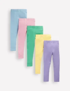 Pants & Jeans | Leggings-Boden 5-Pack Leggings-Multi Pastel MultiPastel