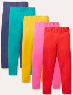 Leggings | Pants & Jeans-Boden 5-Pack Leggings-Multi Rainbow MultiRainbow
