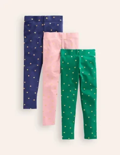 Leggings | Pants & Jeans-Boden 3-Pack Leggings-Multi Star MultiStar