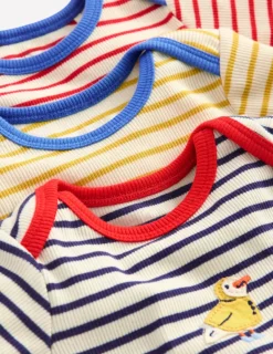 Tops & Bodysuits-Boden 3 Pack Ribbed Bodies-Starboard Blue Stripe StarboardBlueStripe