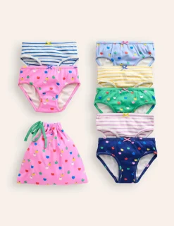 Underwear-Boden 7 Pack Underwear-Multi Apples MultiApples