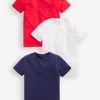 Tops, T-Shirts & Polos-Boden 3-Pack Washed Slub T-Shirts-Classic Multi Pack ClassicMultiPack