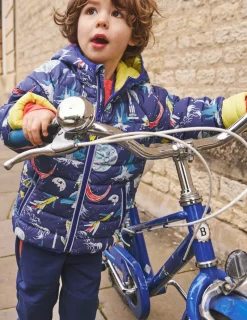 Coats & Jackets-Boden Pack-Away Padded Jacket-Multi Space MultiSpace
