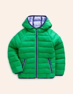 Coats & Jackets-Boden Pack-Away Padded Jacket-Topaz Green Pea TopazGreenPea