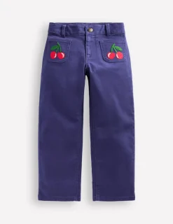 Pants & Jeans-Boden Patch Pocket Trouser-Starboard Blue Cherries StarboardBlueCherries