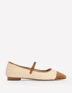 Flats-Boden Penelope Mary Jane Flat- Natural
