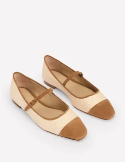 Flats-Boden Penelope Mary Jane Flat- Natural