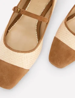 Flats-Boden Penelope Mary Jane Flat- Natural