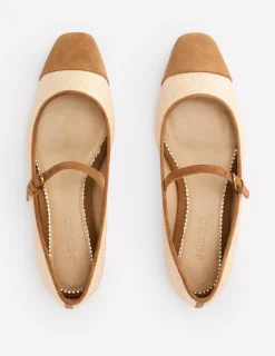 Flats-Boden Penelope Mary Jane Flat- Natural