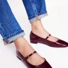 Flats-Boden Penelope Mary Jane Flat- Oxblood