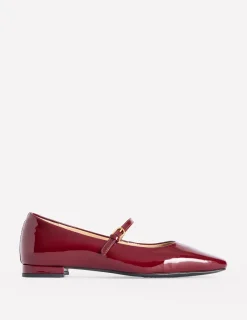 Flats-Boden Penelope Mary Jane Flat- Oxblood