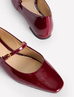 Flats-Boden Penelope Mary Jane Flat- Oxblood