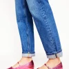 Flats-Boden Penelope Mary Jane Flat-Pink Peacock Metallic Leather PinkPeacockMetallicLeather