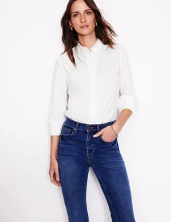 Shirts | Tops & Blouses-Boden Phoebe Shirt-Ivory Broderie IvoryBroderie