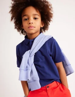 Tops, T-Shirts & Polos-Boden Piqué Polo Shirt-College Navy CollegeNavy