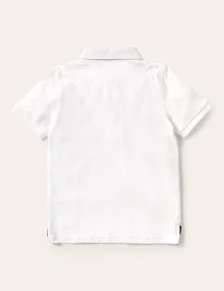 Tops, T-Shirts & Polos-Boden Piqué Polo Shirt- White