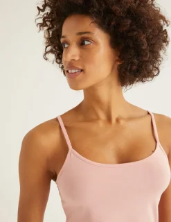 T-Shirts & Tanks | Tops & Blouses-Boden Plain Cami Top-Light Beige LightBeige