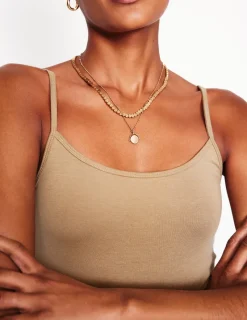 T-Shirts & Tanks | Tops & Blouses-Boden Plain Cami Top-Medium Beige MediumBeige