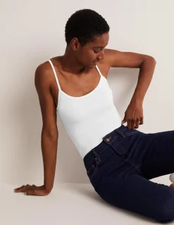 T-Shirts & Tanks | Tops & Blouses-Boden Plain Cami Top- White