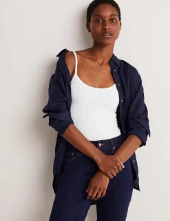 T-Shirts & Tanks | Tops & Blouses-Boden Plain Cami Top- White