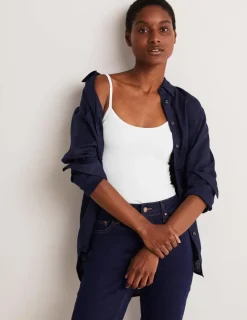 T-Shirts & Tanks | Tops & Blouses-Boden Plain Cami Top- White