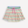 Skirts & Skorts-Boden Pleated Jersey Skort-Multi Stripe MultiStripe