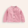 Sweaters & Cardigans-Boden Pointelle Yoke Cardigan-Vintage Pink VintagePink