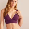 Swimwear-Boden Porto Bikini Top-Chockeberry Honeycomb ChockeberryHoneycomb